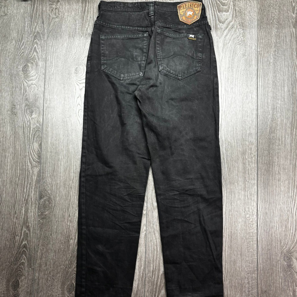 Parasuco Street Couture Mens Black Denim Jeans Straight Leg Vintage Size 31